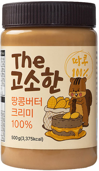 이엔푸드 더 고소한 땅콩버터 크리미 100%, 500g, 1개