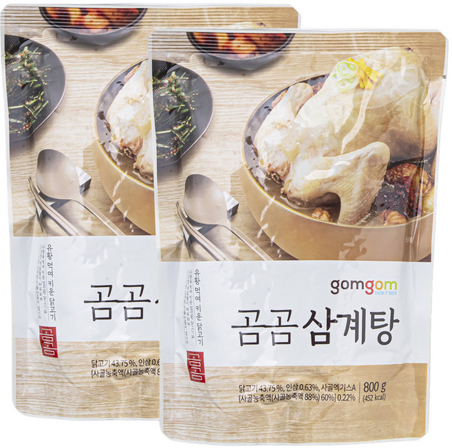 곰곰 삼계탕, 800g, 2개