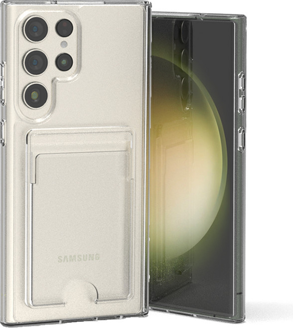 굿밸류 2장 카드홀더 클리어 휴대폰 케이스