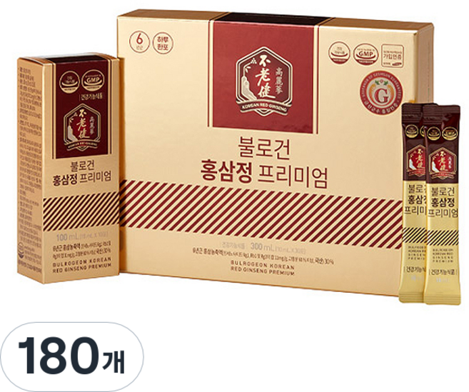 불로건 홍삼정 프리미엄, 10ml, 180개