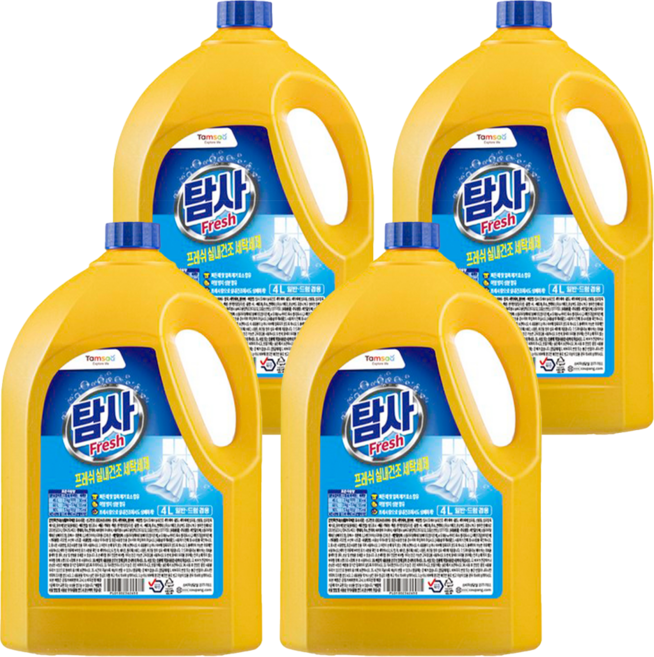 Tamsaa 室內晾衣洗衣精, 4L, 4桶