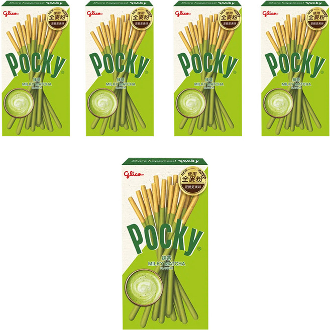 glico 格力高 Pocky 百奇 抹茶棒, 28g, 5盒