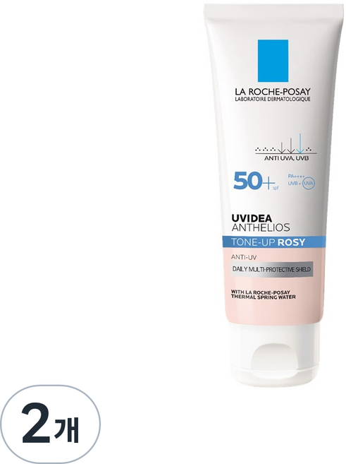 라로슈포제 유비데아 톤업 로지 썬크림 SPF50+ PA++++, 50ml, 2개