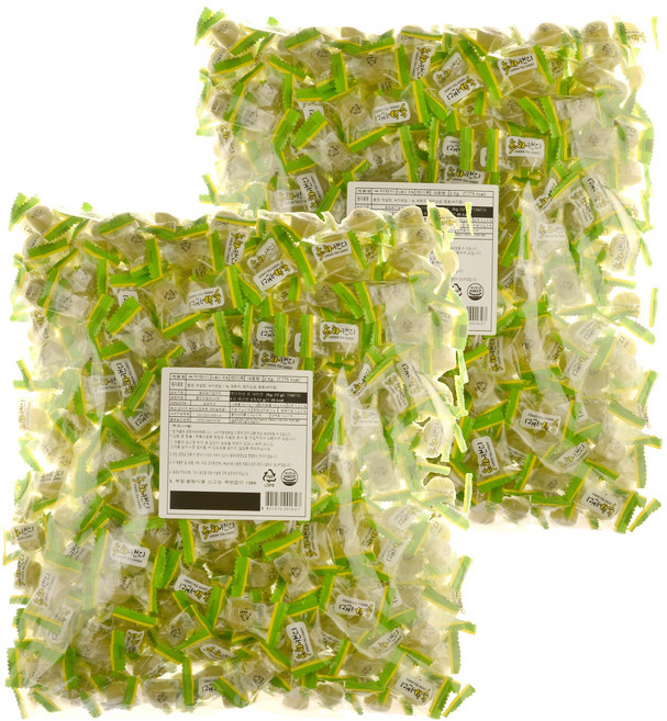 일광제과 녹차 캔디, 2kg, 2개