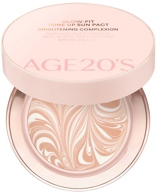 에이지투웨니스 글로우핏 톤업 선팩트 SPF50+ PA++++, 12.5g, 1개