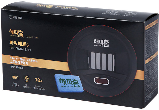 해피홈 파워매트S 리필 78p + 코드형 훈증기 세트, 1개