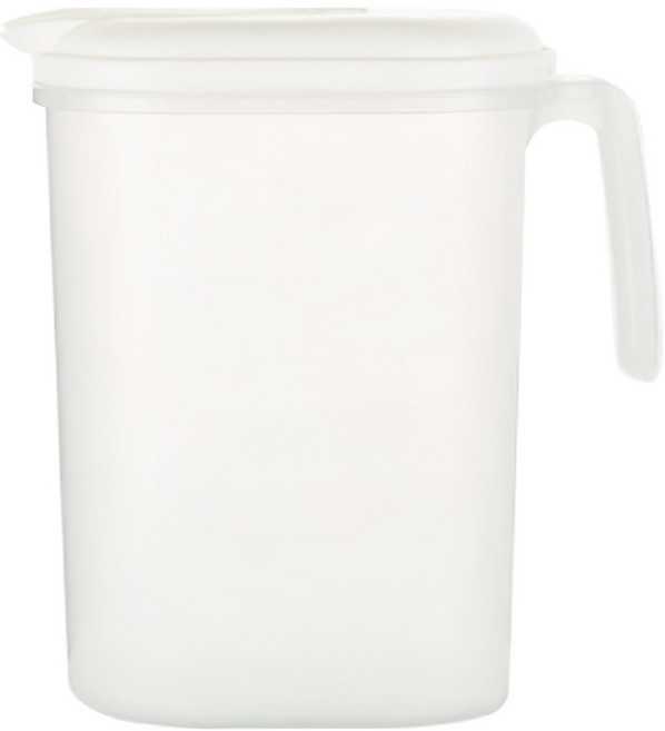 AHOYE 日式單手冷水壺, 1個, 1.8L, 白色