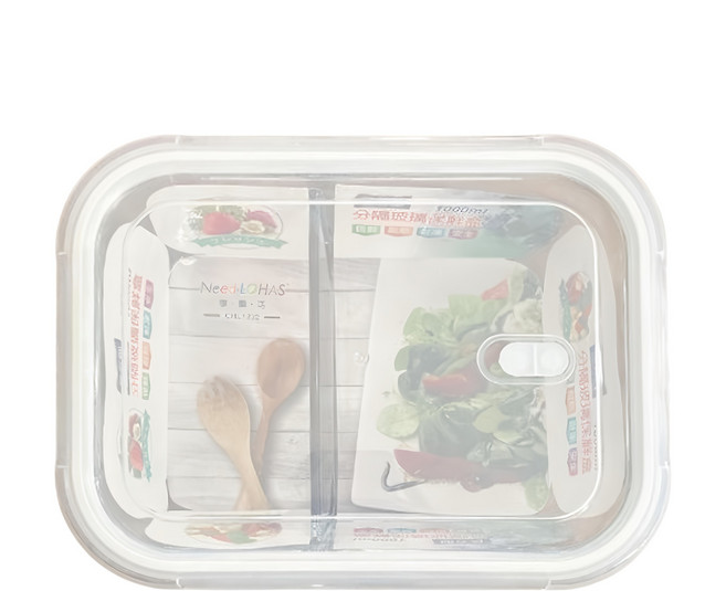 Need LOHAS 享樂活 分隔玻璃保鮮盒, 1個, 1個