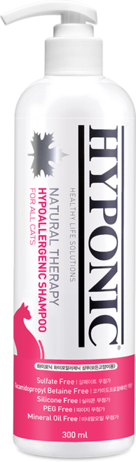 하이포닉 저자극 샴푸 모든고양이용 유향, 300ml, 1개