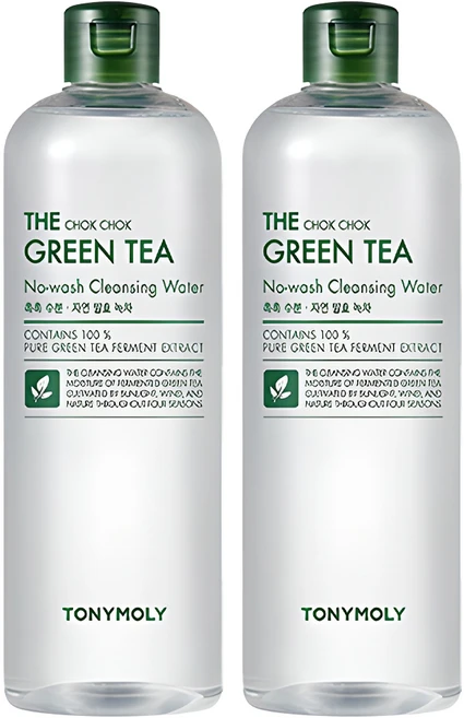 토니모리 더촉촉 그린티 클렌징워터, 500ml, 2개 - 쿠팡