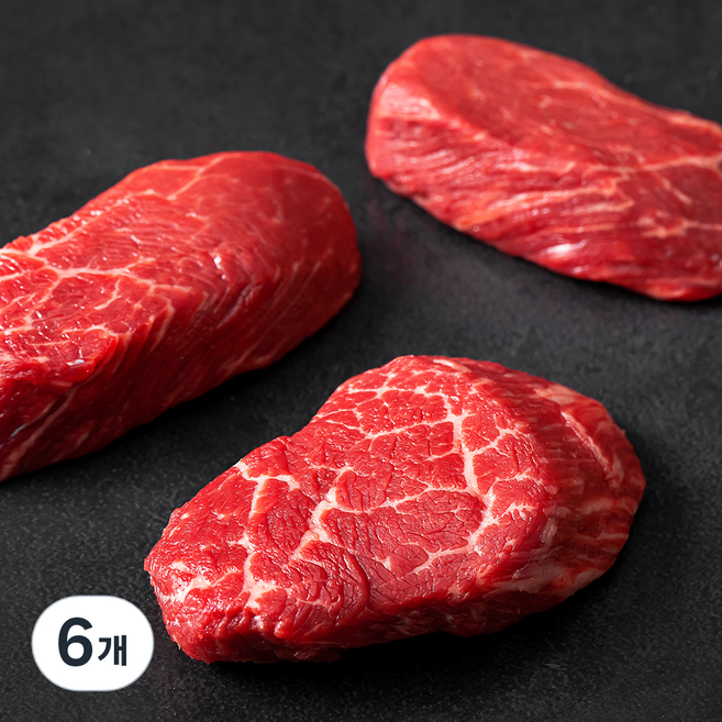 설로인 한우 안심 미니샤토 1등급 (냉장), 150g, 6개