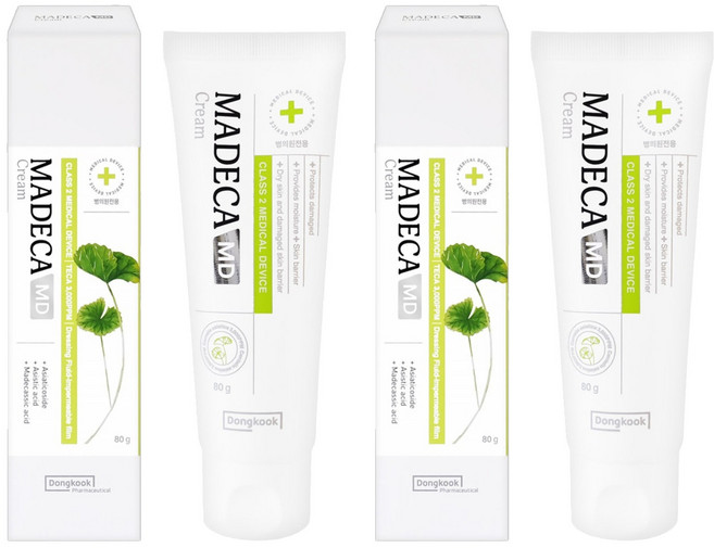 동국제약 마데카 MD 크림, 2개, 80g
