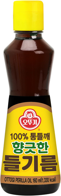 오뚜기 향긋한 들기름, 160ml, 1개