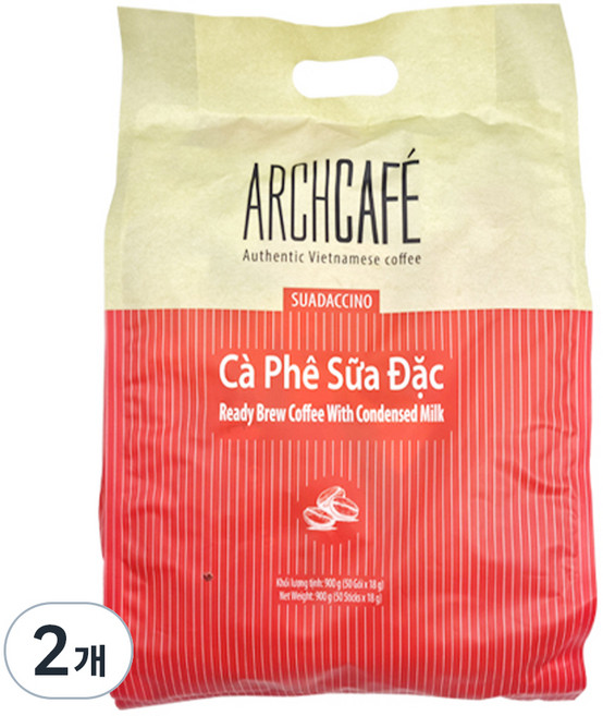 아치카페 레디브루 연유커피, 18g, 50개입, 2개