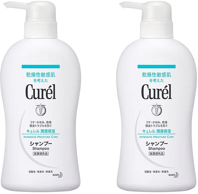 Curel 珂潤 溫和潔淨洗髮精, 420ml, 2瓶