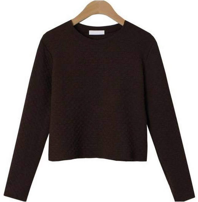 린다샵 여성용 아바란 라운드넥 엠버 긴팔티 cpt13515k38