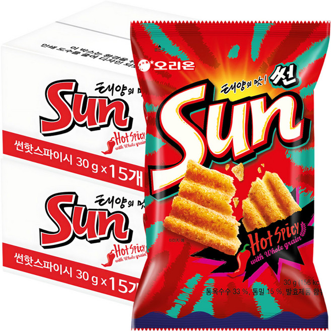 오리온 태양의 맛 썬, 30g, 30개