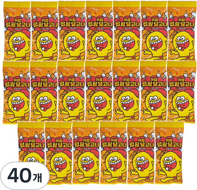 허팝 팝핑 달고나, 23g, 40개