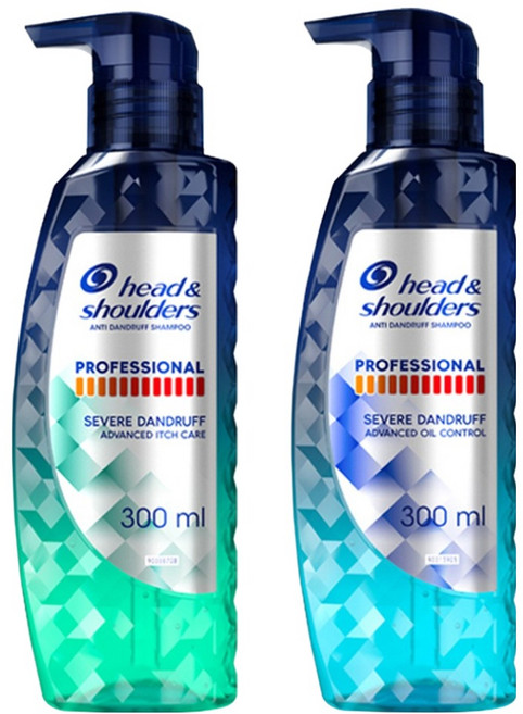 헤드앤숄더 프로페셔널 가려운 두피케어 샴푸 + 오일 컨트롤 300ml, 1개