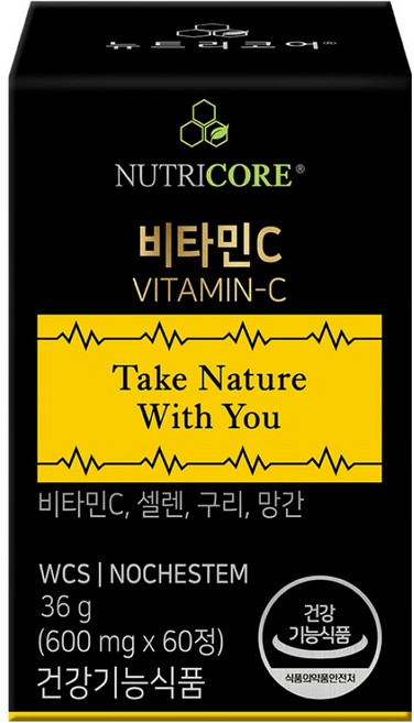 뉴트리코어 비타민C, 60정, 1개