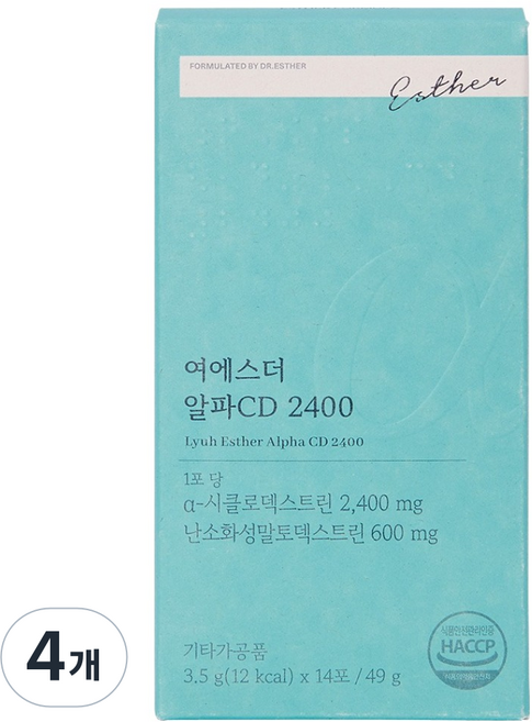 에스더포뮬러 여에스더 알파CD 2400 14p, 4개, 14회분
