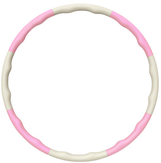 타미나스포츠 오리지널 훌라후프, 1kg, 핑크화이트, 1개