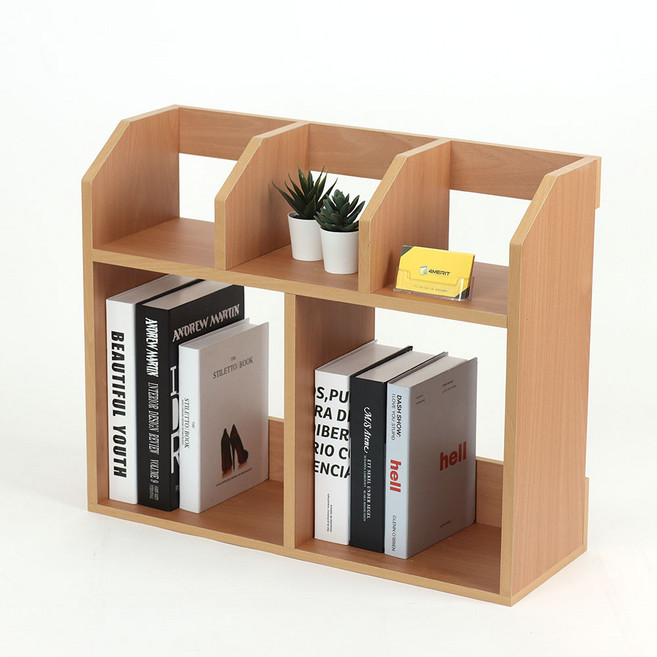포메리트 다용도 책꽂이, 메이플, 2단