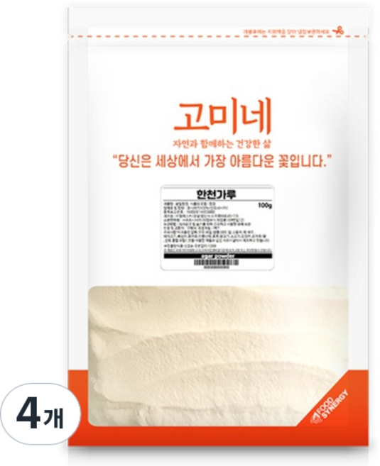 SUPERGOOD Gomine 寒天粉, 100g, 4個