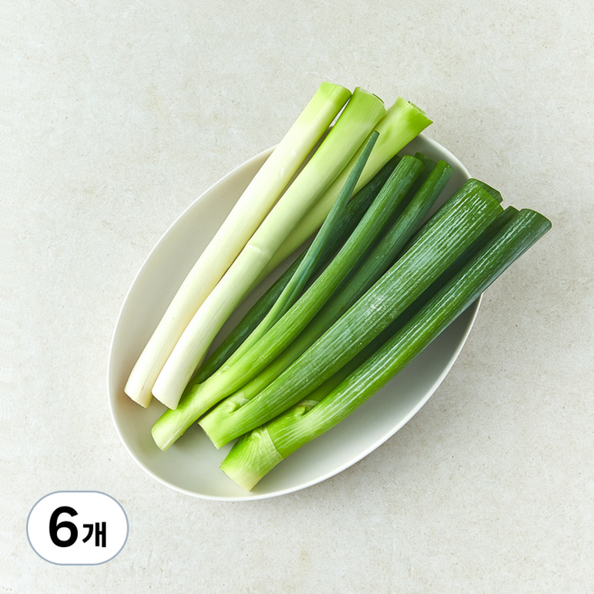 국내산 절단 대파, 300g, 6개