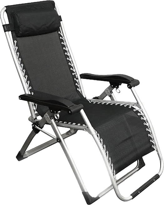 CONCERN 康生健康科技 新一代升級版 無重力人體工學躺椅 CON-777, 黑色 + 條紋