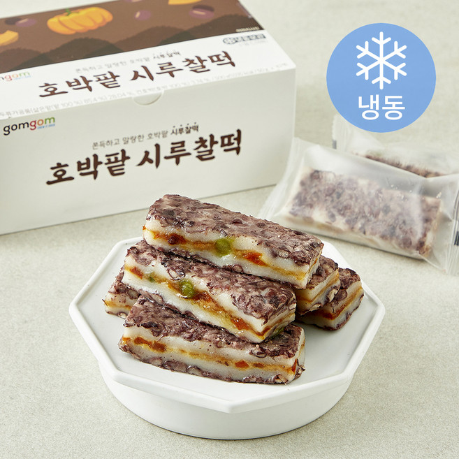 곰곰 호박팥시루찰떡 (냉동), 50g, 10개입, 1개