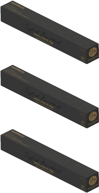 메디프레소 네스프레소 호환 잉글리쉬 브렉퍼스트 홍차 티캡슐, 2.6g, 10개입, 3개