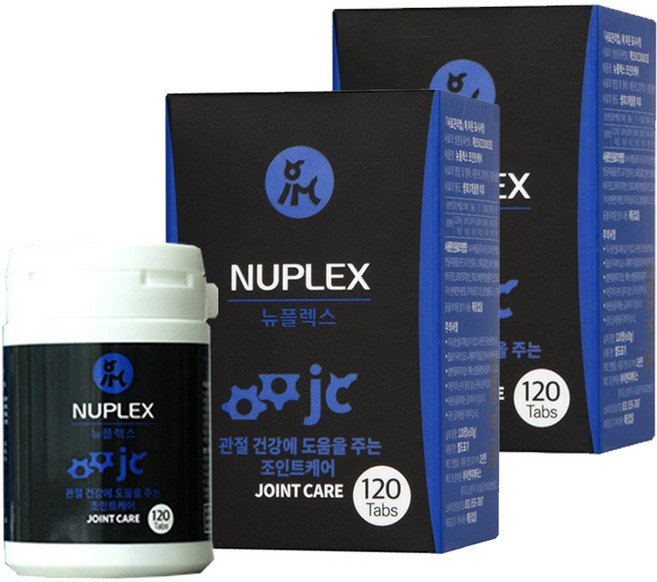 아이앤지메딕스 반려동물 뉴플렉스 영양제, 120정, 뼈/관절강화, 2개