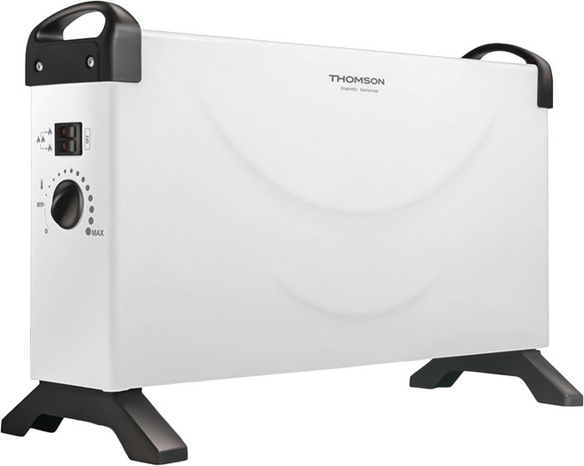 THOMSON 湯姆盛 方形盒子對流式電暖器, TM-SAW24F, 白色 + 黑色