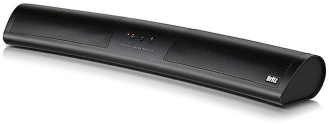 브리츠 커브드 게이밍 사운드바, BZ-SP600X, 블랙