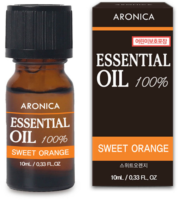 아로니카 퓨어등급 에센셜 오일, 스위트오렌지, 10ml, 1개