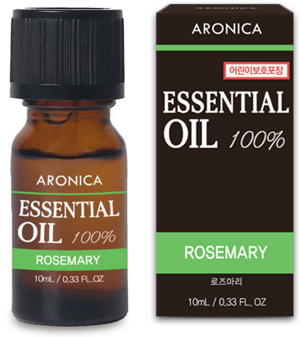 아로니카 퓨어등급 에센셜 오일, 로즈마리, 10ml, 1개