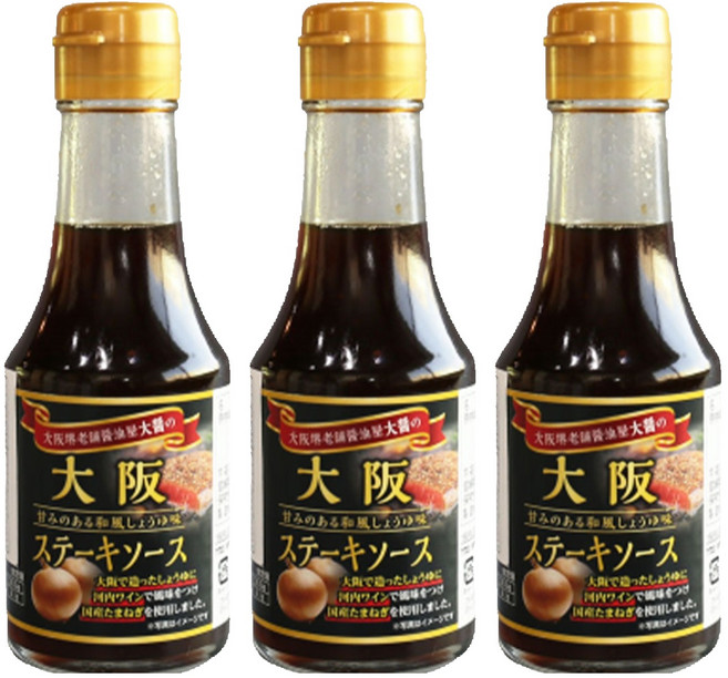 다이쇼 오사카 스테이크 소스, 180g, 3개