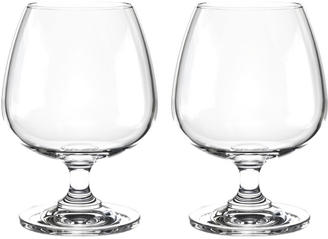 Ocean Glass Spirits Classic 白蘭地杯 255ml 2入環保禮盒組, 透明色, 1組
