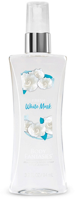 바디판타지 프레시 화이트 머스크 프래그런스 바디 스프레이, 94ml, 1개