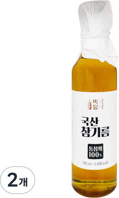 Hansaeng 現榨韓國產香油, 2個, 180ml