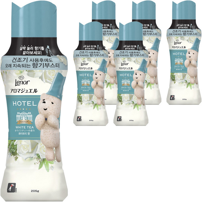 Lenor 蘭諾 香氛增強劑 白茶, 205g, 6個