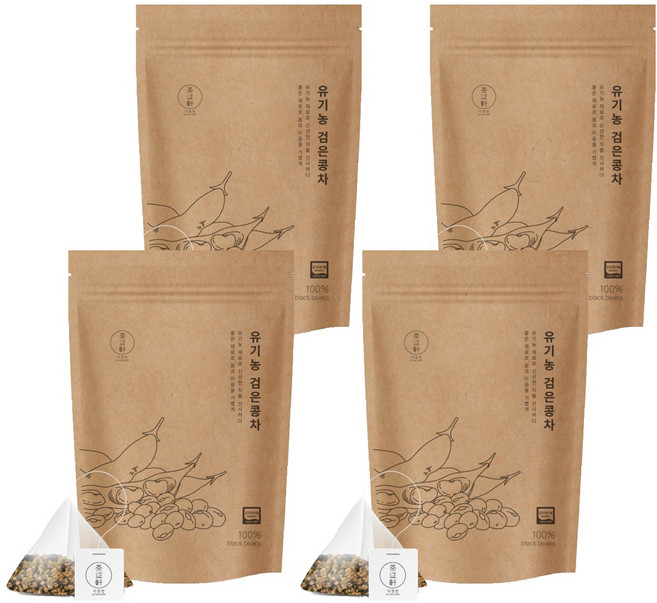 다정헌 검은콩차, 1.5g, 20개입, 4개
