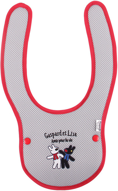 가스파드앤리사 어린이 어깨끈 벨트 위치조절 패드, GRAY, 1개