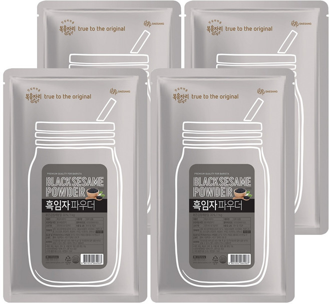 복음자리 흑임자 파우더, 1kg, 1개입, 4개