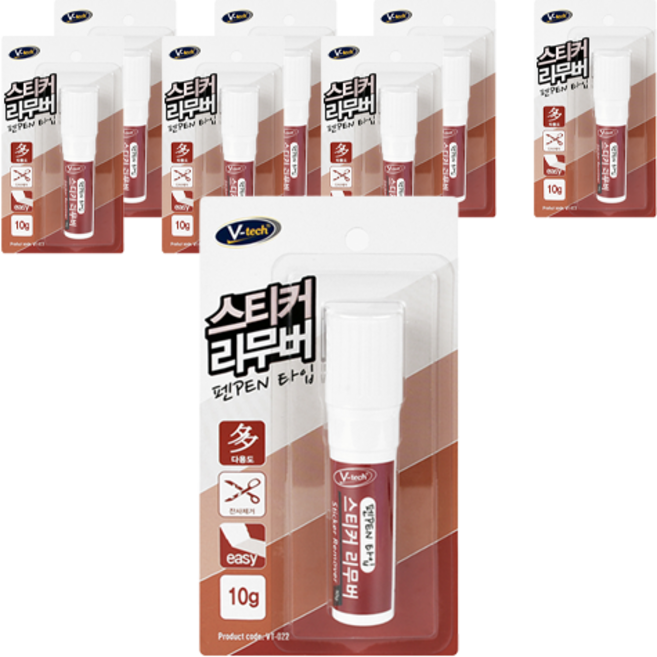 Vtech 스티커 제거제 펜타입, 8개