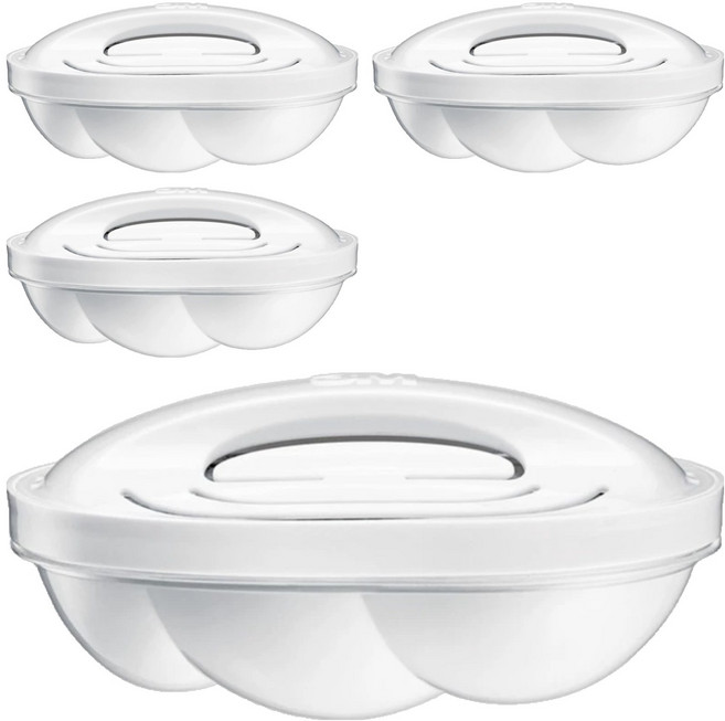 3M Filtrete 淨呼吸 即淨高效濾水壺濾心 4入, 白色, 1盒, WP4000