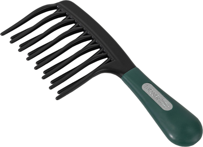 웨신 러버그립 2중 커브빗 웨이브펌 머리용, 그린, 1개