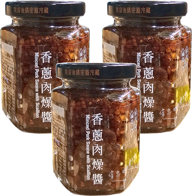 福忠字號 香蔥肉燥醬 180g, 3罐