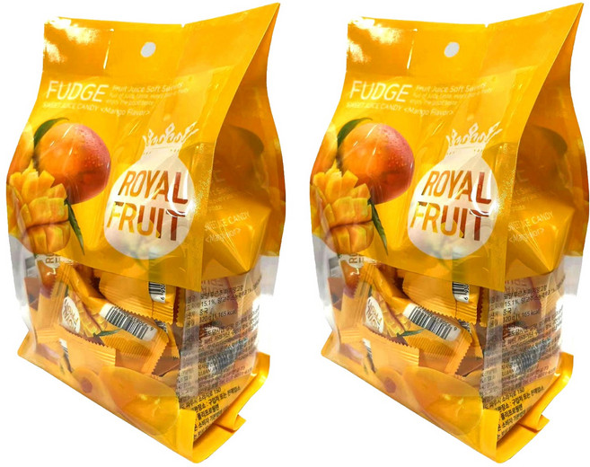 로얄후르츠 퍼지 망고 젤리, 320g, 2개